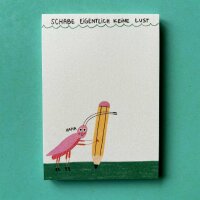 Schabe eigentlich keine Lust Block von Slinga Illustration