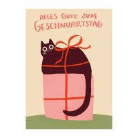 Postkarte "Alles Gute zum Geschnurrtstag" von...