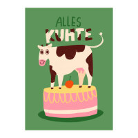 Postkarte "Alles Kuhte" von Slinga Illustration
