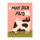 Postkarte "Muh dich aus" von Slinga Illustration