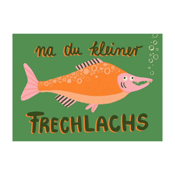 Postkarte "Na du kleiner Frechdachs" von Slinga Illustration