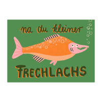 Postkarte "Na du kleiner Frechdachs" von Slinga...