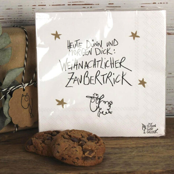 Servietten "Weihnachts-Trick" von eDITION GUTE GEISTER