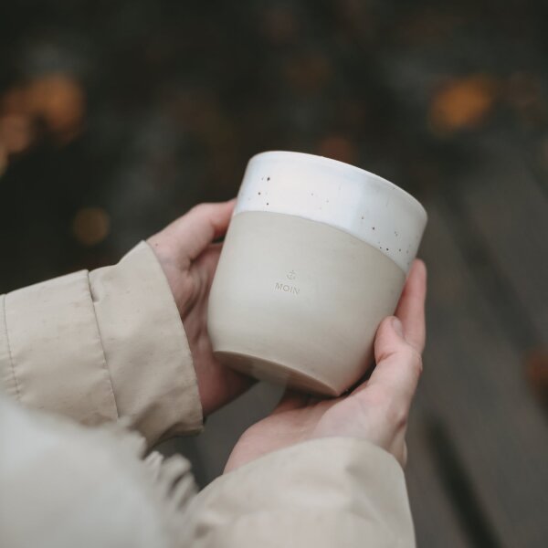 Limitierter Becher "Moin" von Eulenschnitt
