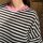 Sweat-T-Shirt "Moni" Streifen One Size