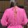 Maxi-Musselinkleid "Streifen rosa-neonpink" One Size