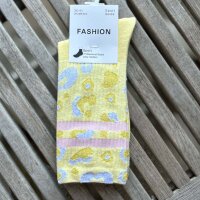 Socke gelb glitzer Leo 36-41