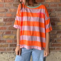 T-Shirt "LAmour" rosa-neonorange