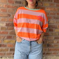 T-Shirt "LAmour" rosa-neonorange