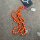 Handykette Holzperlen orange-neonpink