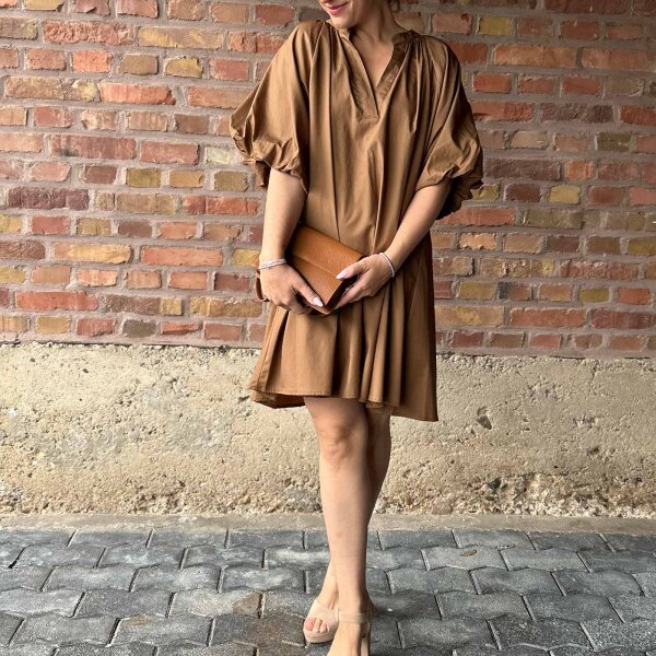Kleid "Alva" cognac