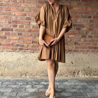 Kleid "Alva" cognac