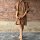 Kleid "Alva" cognac