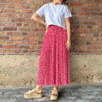 Plisseehose "Leo rot-pink" One Size