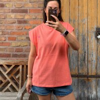 T-Shirt "Sanna" mit Herz apricot