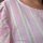 Bluse mit Puffärmeln Leinenoptik "rosa"