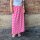 Ausgestellter Jerseyrock "Streifen pink-rosa" One Size