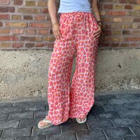 Musselinhose "Leo pink-orange-creme" One Size
