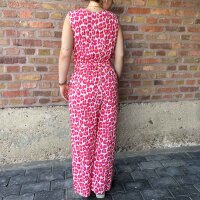 Musselin-Jumpsuit "Leo rosa-pink-orange" One Size
