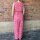 Musselin-Jumpsuit "Leo rosa-pink-orange" One Size