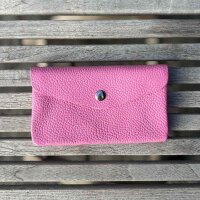 Leder-Portemonnaie L hellpink
