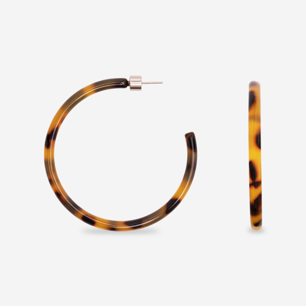 Ohrstecker "Hoop Dark Cheetah" von Sasstie