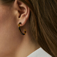 Ohrstecker "Loop Dark Cheetah" von Sasstie