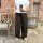 Barrel Leg Hose mit Bundfalten "braun"