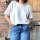 Kurzarmshirt Elva "beige" One Size
