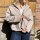 Boxy Blouson Dots beige One Size