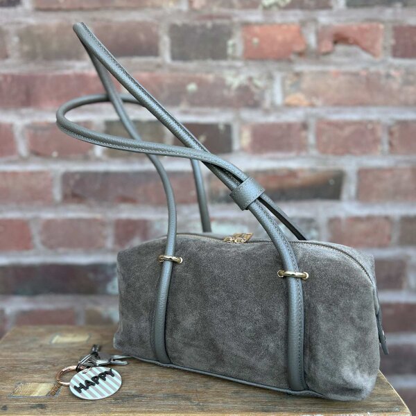 Baguette Bag "Mina" taupe