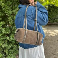 Baguette Bag "Mina" taupe