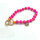 Handykette 3in1 Bag Charm & Schlüsselanhänger "orange-pink" von Parsley und Pepper