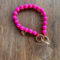 Handykette kurz Holz 3in1 Bag Charm &...