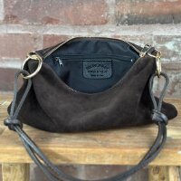 Hobo-Bag"Emi small" dunkelbraun