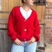 Alpaka Cardigan "Rot" von Sarah & Sally