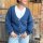 Alpaka Cardigan "blau" von Sarah & Sally