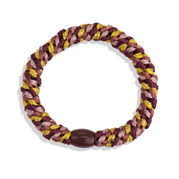 Kknekki Haargummi Mix Rosewood Sun glitter