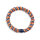 Kknekki Haargummi Mix Indigo Orange glitter