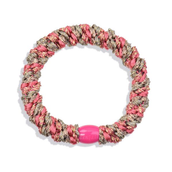 Kknekki Haargummi Mix Rasberry Taupe glitter