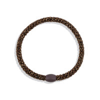 Kknekki Haargummi slim Coffee Glitter