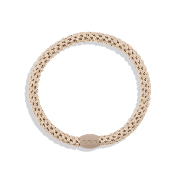 Kknekki Haargummi slim light beige
