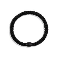 Kknekki Haargummi slim black glitter