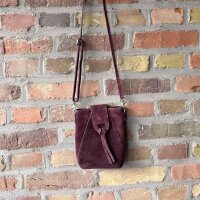 Handytasche "Nia" Velolurs bordeaux