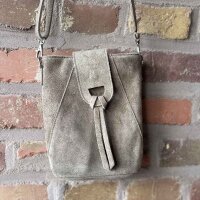 Handytasche "Nia" Velolurs taupe