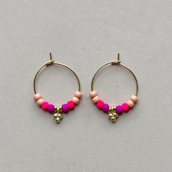 Ohrringe "Peach Pink" von Super Gem