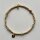 Armband Golden Dots Charms "Green" von Super Gem