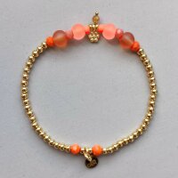 Armband Golden Sorbet "Flamingo" von Super Gem