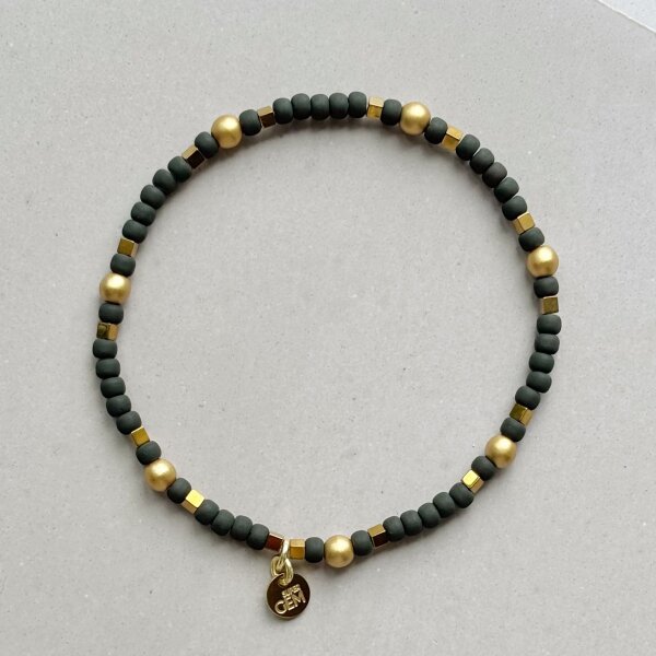 Armband Cube "black gold" von Super Gem
