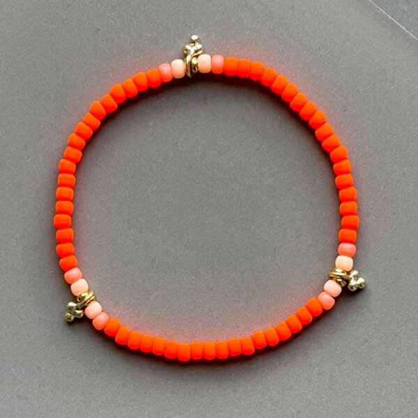 Armband Mini Roc "New Orange" von Super Gem